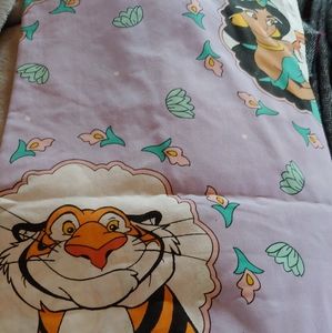 Vintage Disney Alladin Twin Sheet Fabric